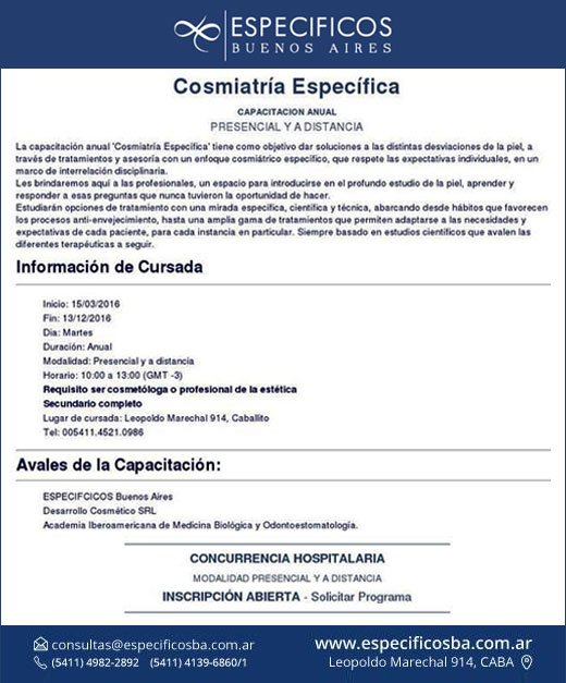 COSMIATRIA ESPECIFICA